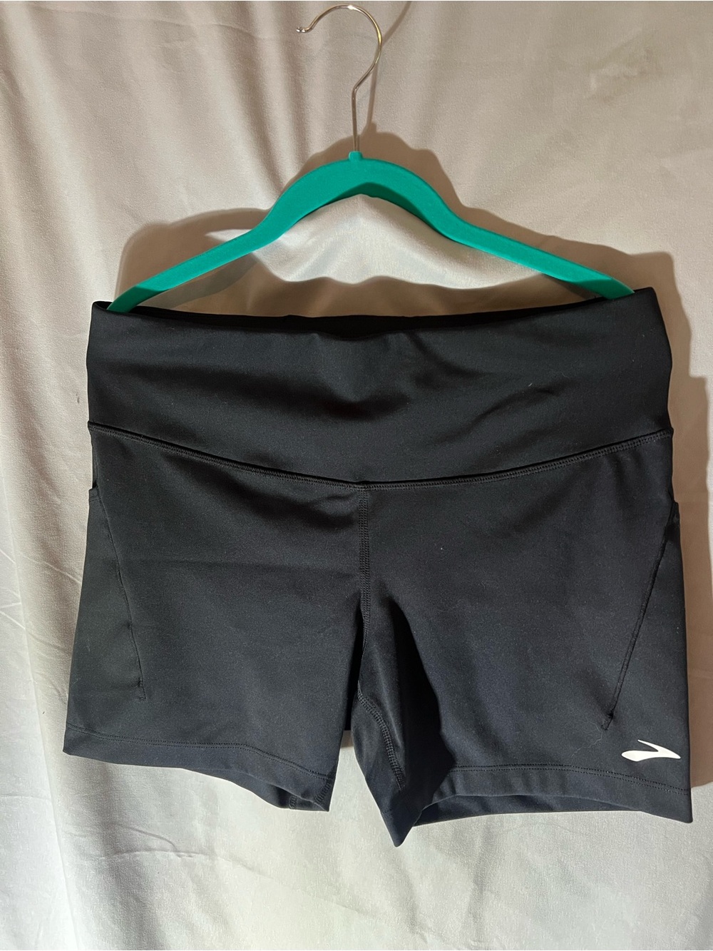 Brooks Black Women's Athletic Running Shorts